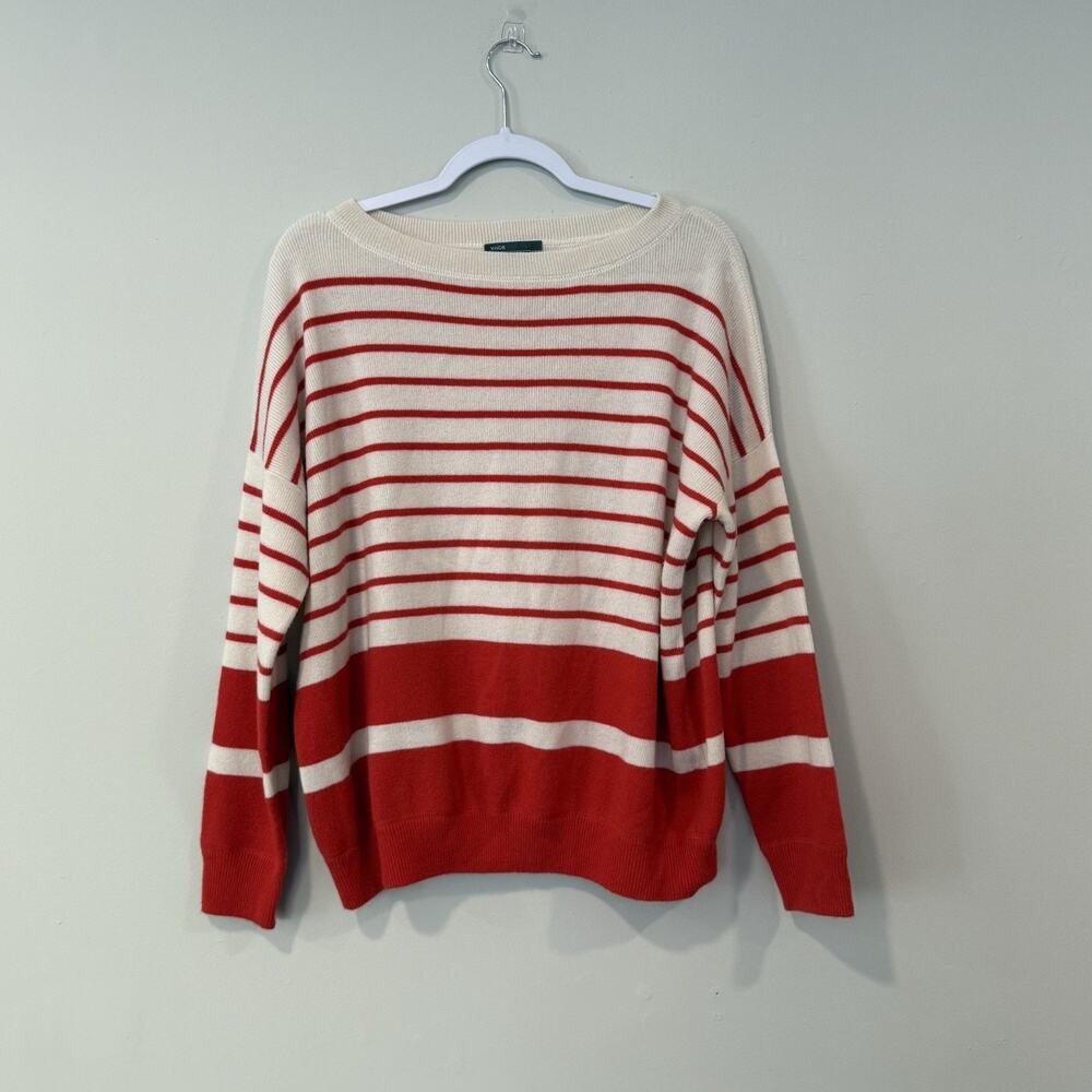 Vince Striped Cashmere Sweater Size XS 2380